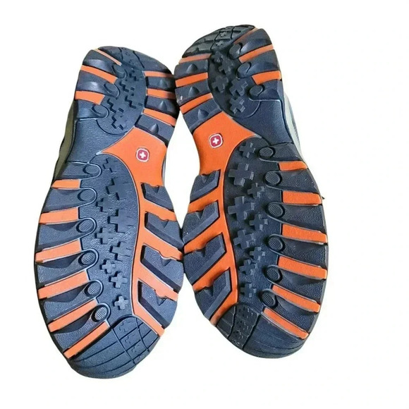 Swiss Gear size 4 youth Hiking Shoes Model SB8357.43 gray/orange - Picture 6 of 7